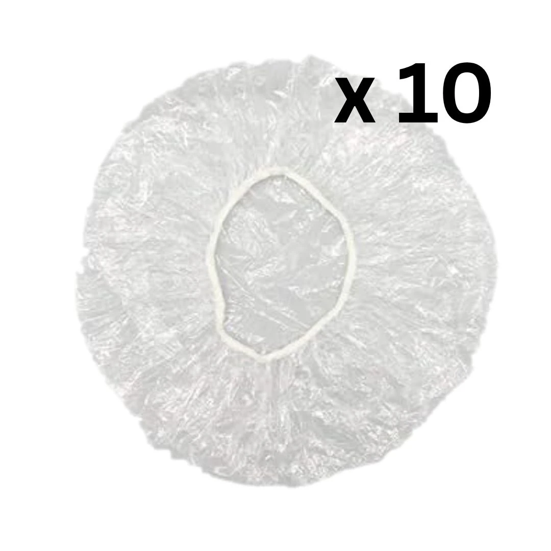 أغطية الرأس للزيوت و الاستحمام - 10 قطع