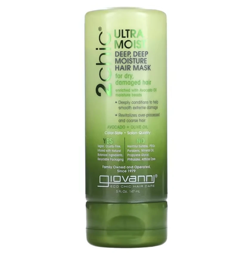 ماسك الشعربالافوكادو و زيت الزيتون, للترطيب العميق للشعر الجاف و التالف (147مل)