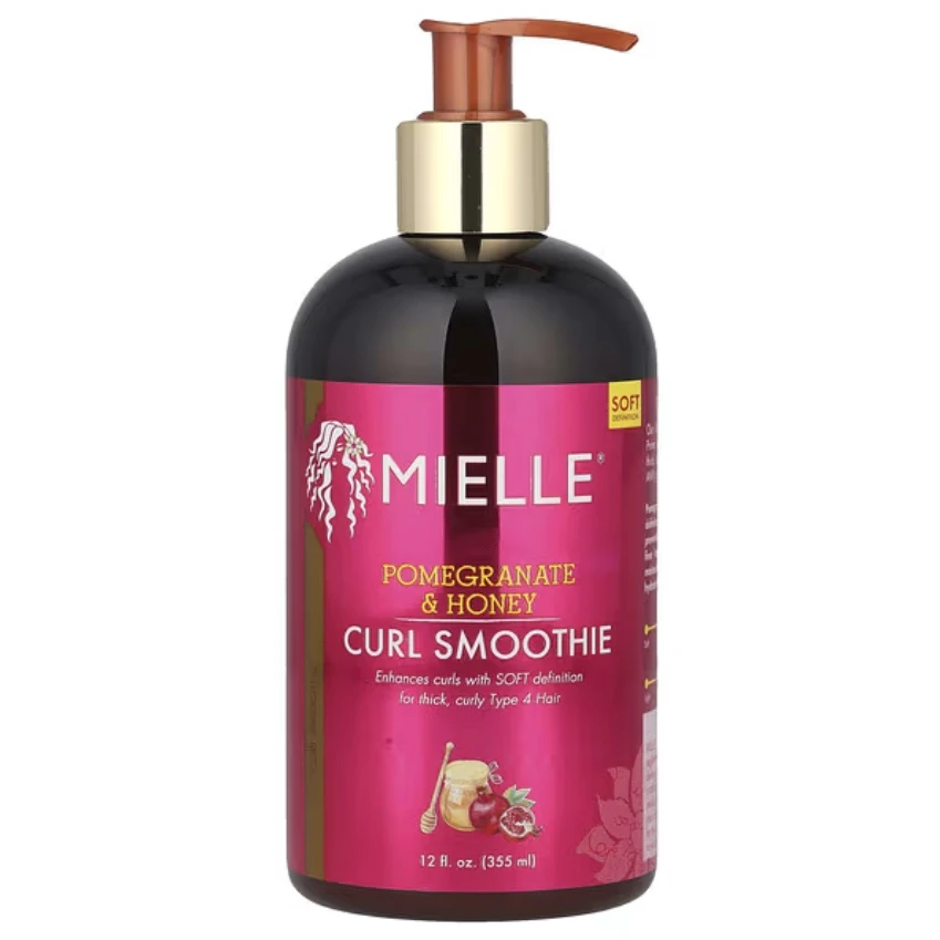 Leave-in conditioner للشعر الكيرلي, بالرمان و العسل (355 مل), MIELLE