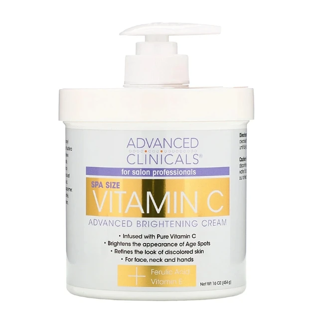 كريم فيتامين سي للتفتيح (454جم), Advanced Clinicals