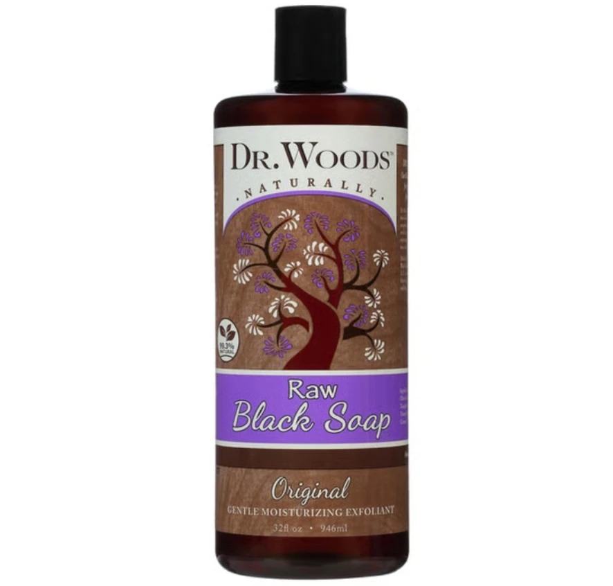 الصابون الاسود الخام (946 مل), Dr. Woods