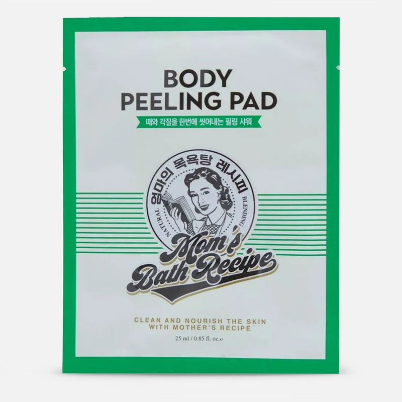 مامز باث بودي ليفة تقشير الجسم الكورية الخضراء