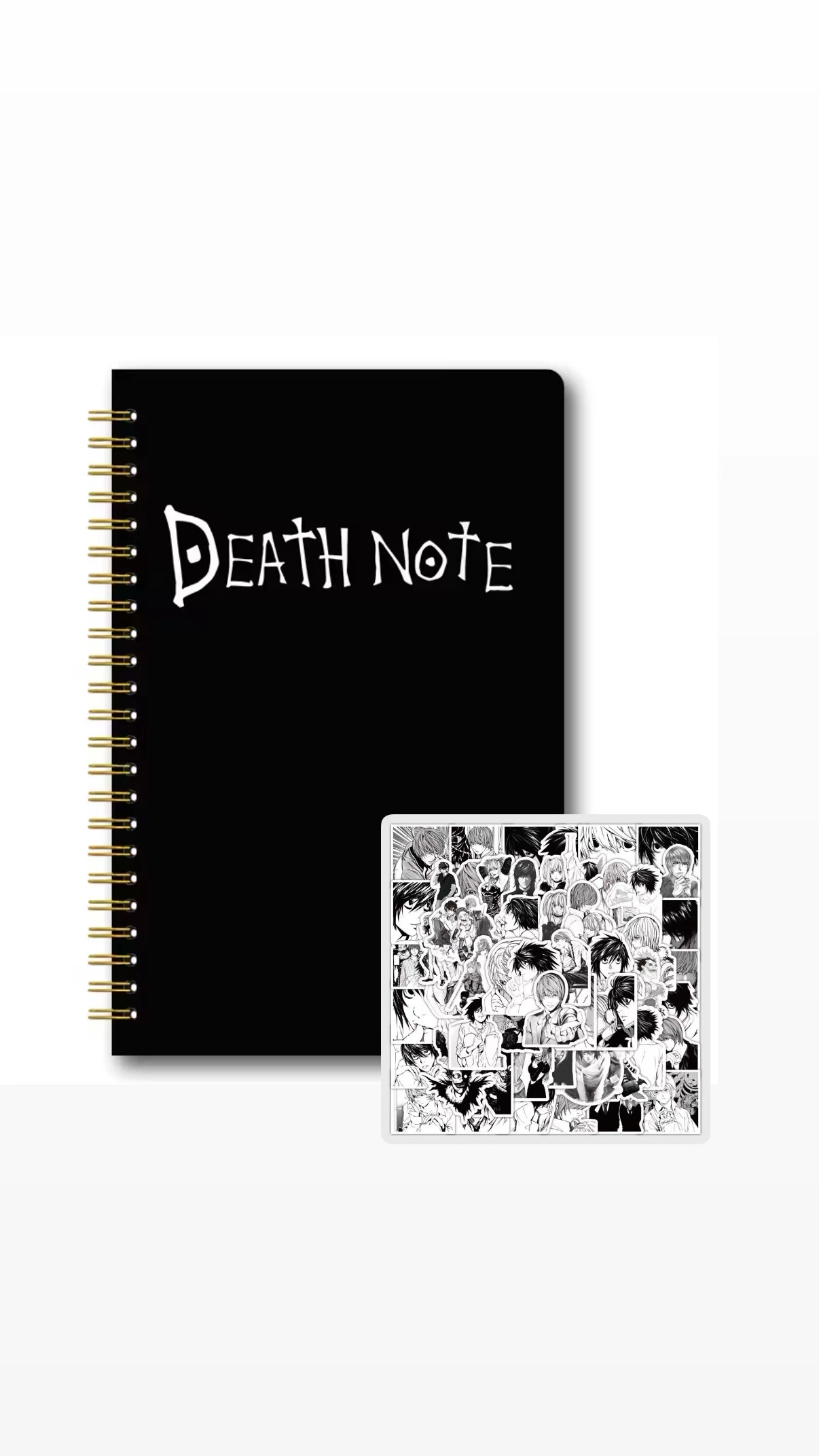 دفتر أنمي مذكرة الموت مع ملصقات