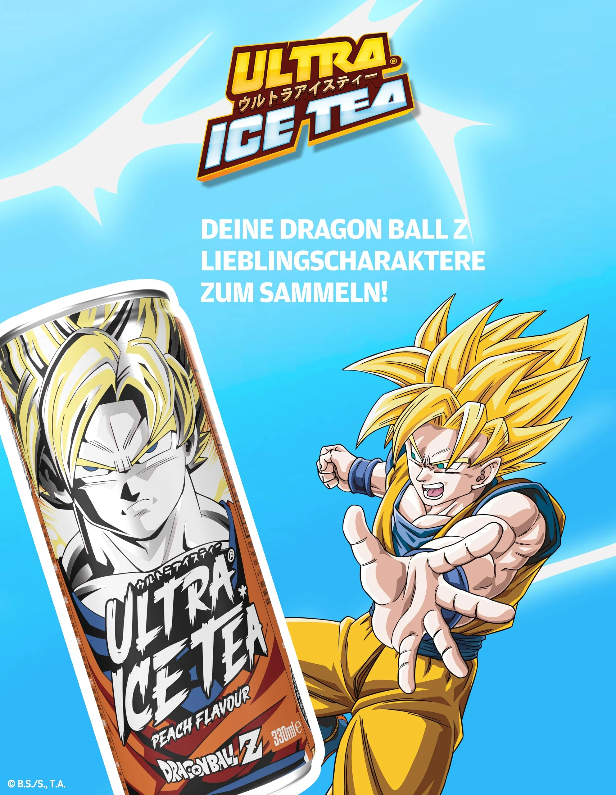 شاي مثلج دراغون بول زد، غوكو