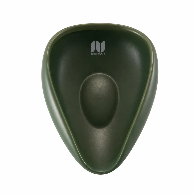 صحن سيراميك (اخضر غامق ) | Neat dosing cup (dark green)